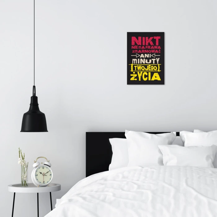 Plakat metalowy Ani minuty Prezent