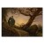 Poster metal Moon Caspar Friedrich gift