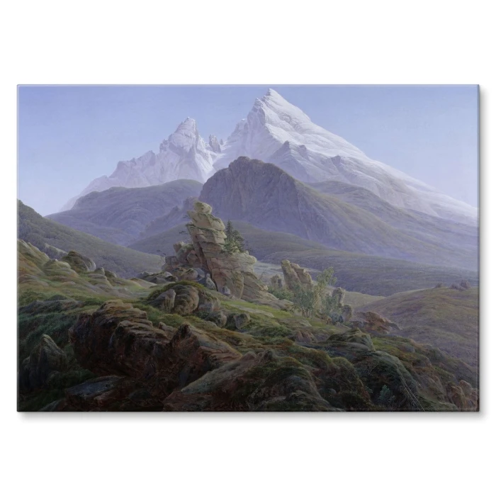 Plakat metalowy The Watzmann Friedrich Prezent