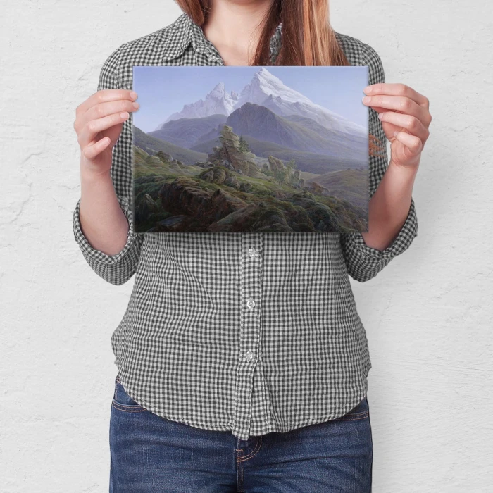 Poster metal The Watzmann Friedrich gift