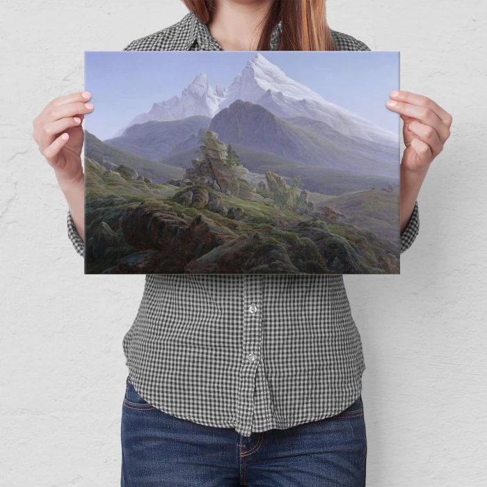 Poster metal The Watzmann Friedrich gift