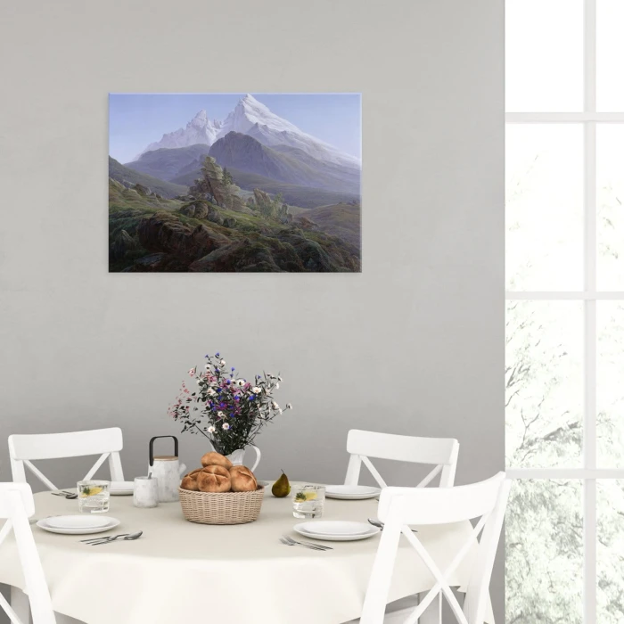 Poster metal The Watzmann Friedrich gift