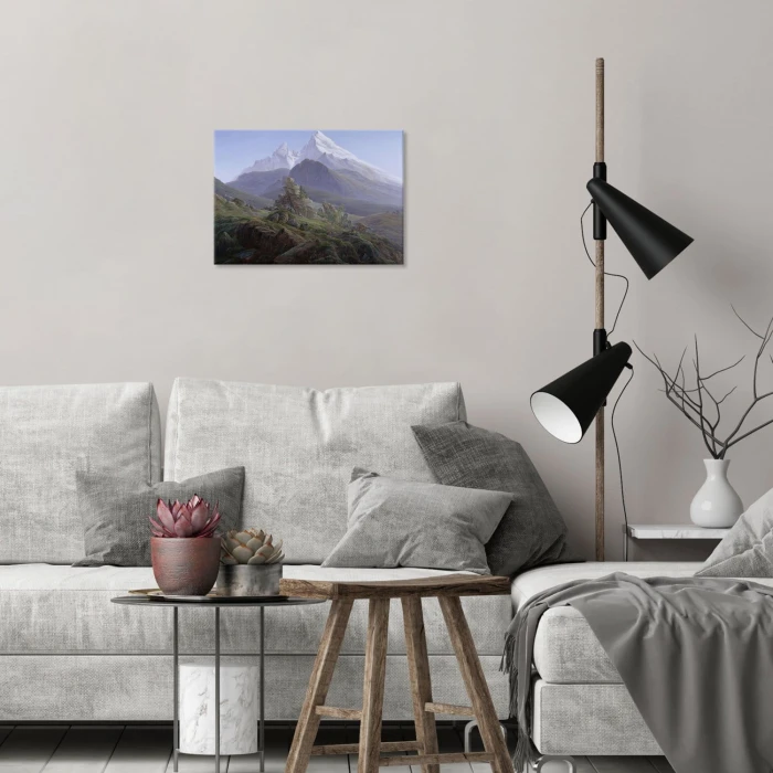 Plakat metalowy The Watzmann Friedrich Prezent