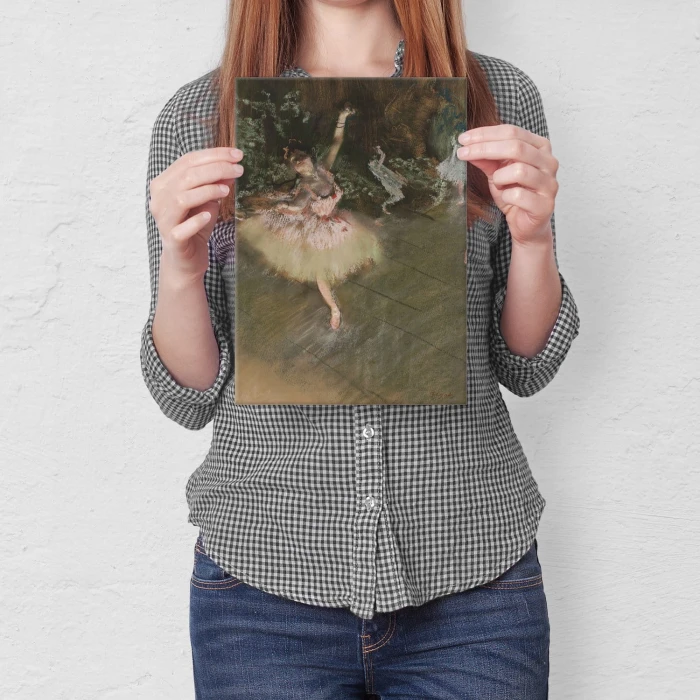 Plakat metalowy The Star Edgar Degas Prezent