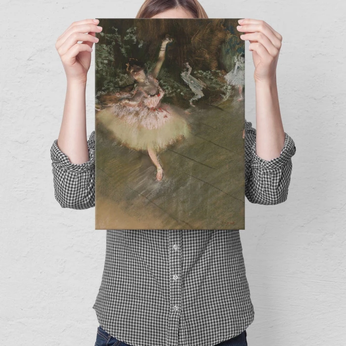 Plakat metalowy The Star Edgar Degas Prezent