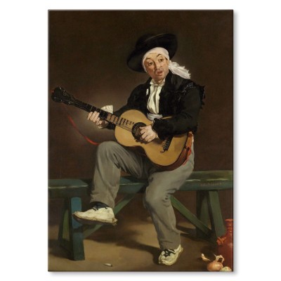 Plakat metalowy Spanish singer Manet Prezent