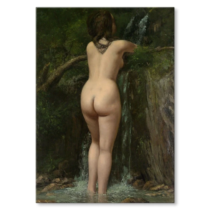 Poster metal Source Gustave Courbet gift