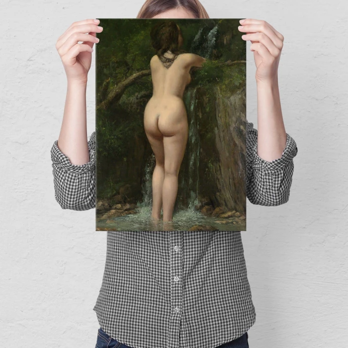 Poster metal Source Gustave Courbet gift