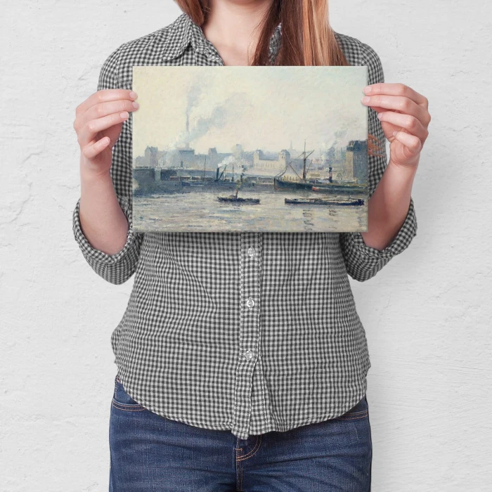 Poster metal Bridge Camille Pissarro gift