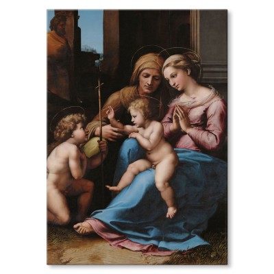 Plakat metalowy Madonna Raphael Santi Prezent