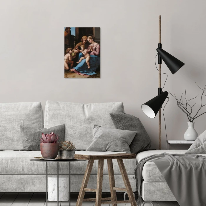 Poster metal Madonna Raphael Santi gift
