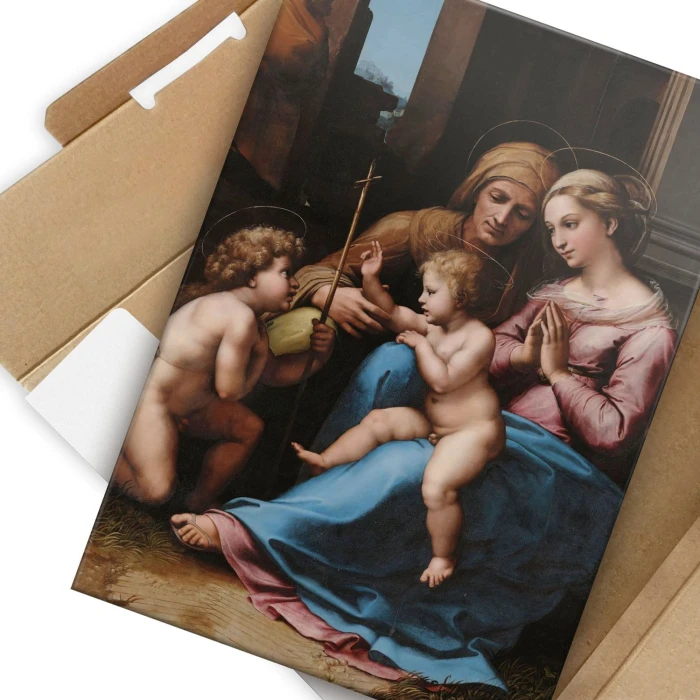 Poster metal Madonna Raphael Santi gift