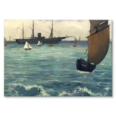 Plakat metalowy Kearsarge Edouard Manet Prezent