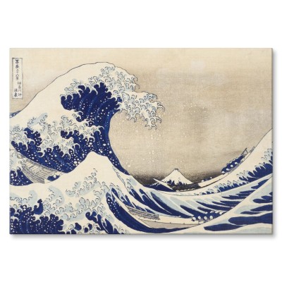 Poster metal Great Wave Hokusai gift