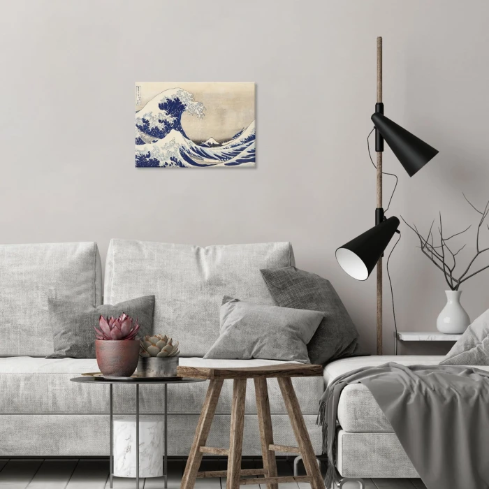 Plakat metalowy Great Wave Hokusai Prezent