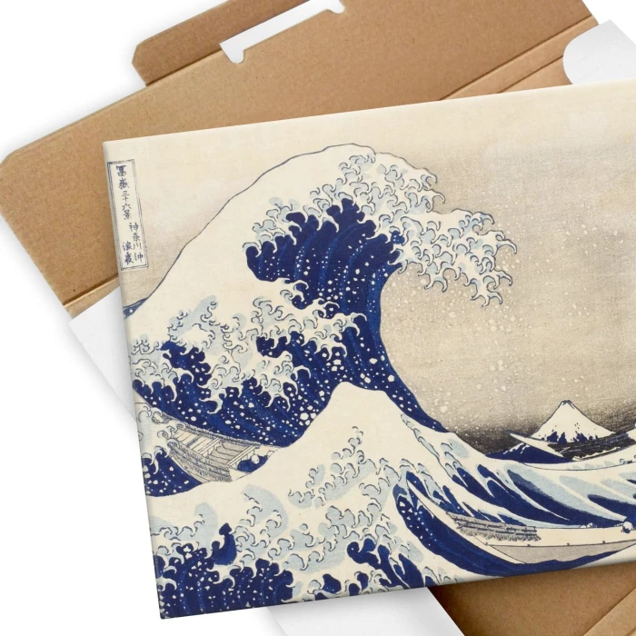 Plakat metalowy Great Wave Hokusai Prezent