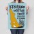 Poster metal kto rano wstaje pies gift