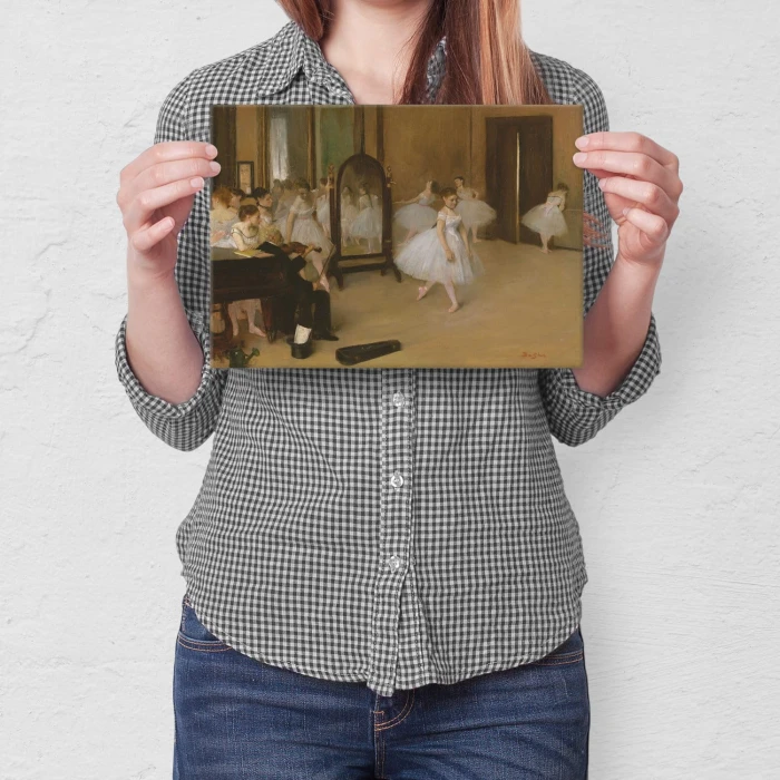 Plakat metalowy Dancing Class Degas Prezent