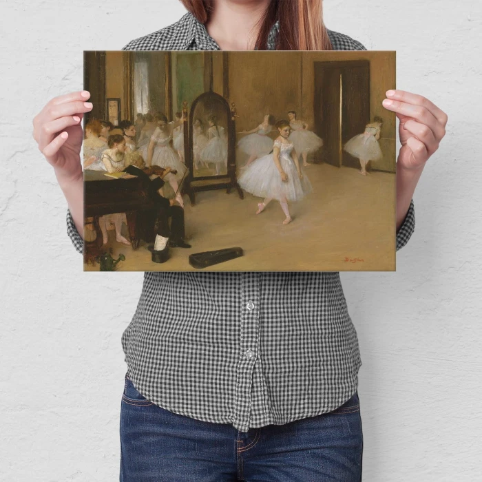 Poster metal Dancing Class Degas gift