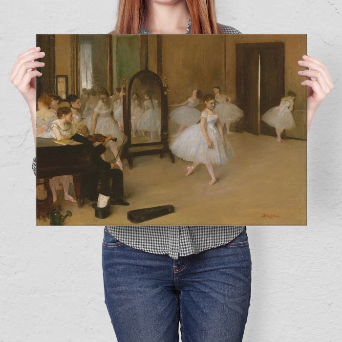 Poster metal Dancing Class Degas gift