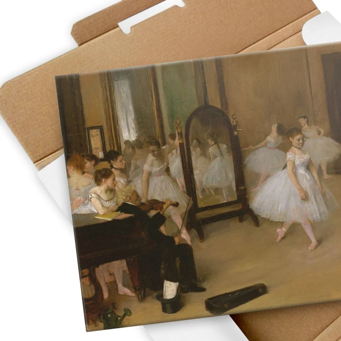 Poster metal Dancing Class Degas gift