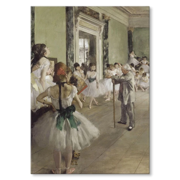 Plakat metalowy Ballet class Edgar Degas Prezent