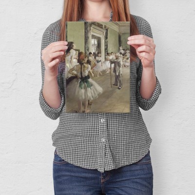 Plakat metalowy Ballet class Edgar Degas Prezent