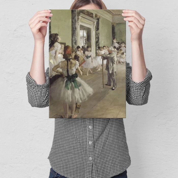 Plakat metalowy Ballet class Edgar Degas Prezent