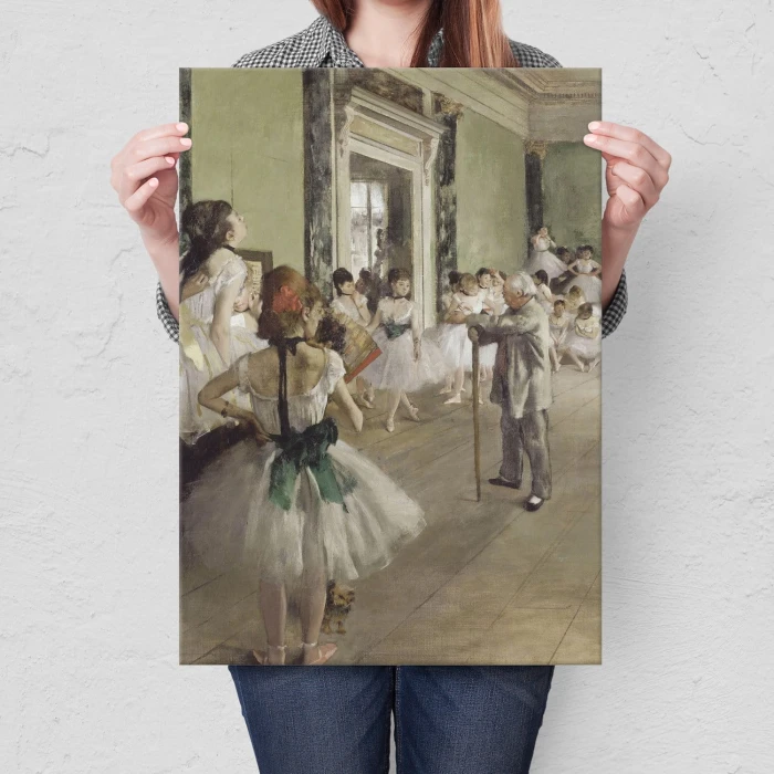 Poster metal Ballet class Edgar Degas gift