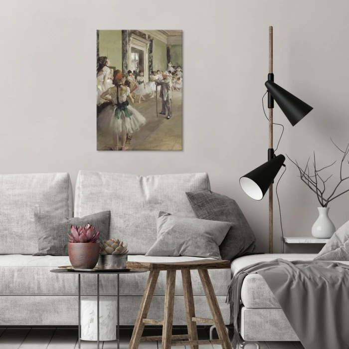 Plakat metalowy Ballet class Edgar Degas Prezent