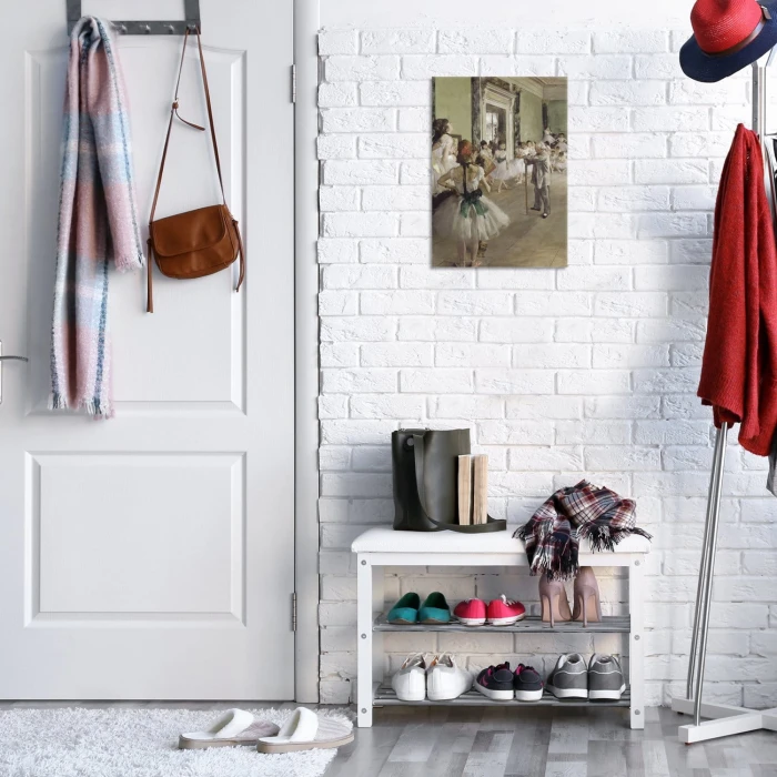 Plakat metalowy Ballet class Edgar Degas Prezent