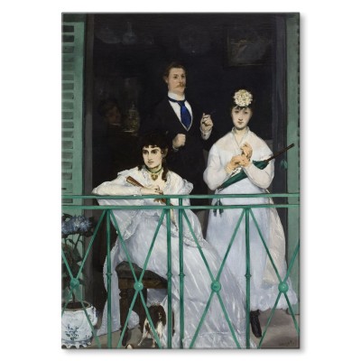 Poster metal Balcony Edouard Manet gift