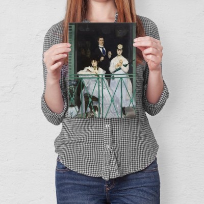 Poster metal Balcony Edouard Manet gift