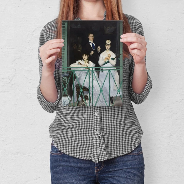 Poster metal Balcony Edouard Manet gift