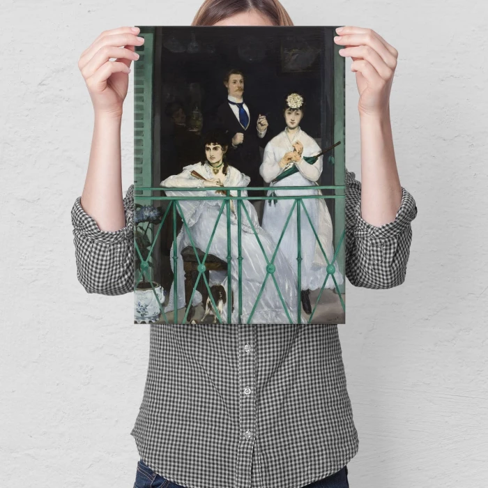 Poster metal Balcony Edouard Manet gift