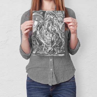 Plakat metalowy Adoration El Greco Prezent