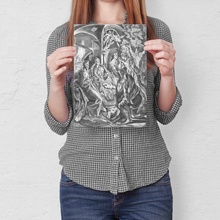 Poster metal Adoration El Greco gift
