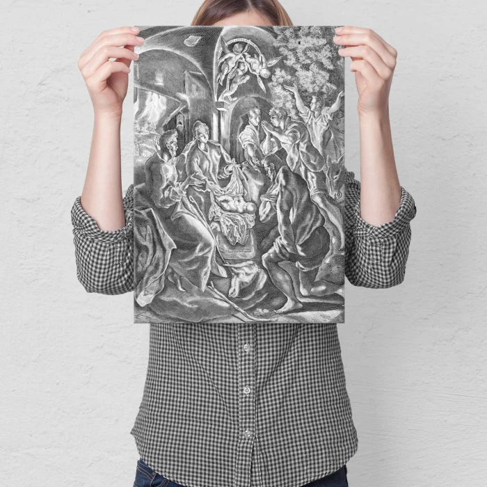 Poster metal Adoration El Greco gift