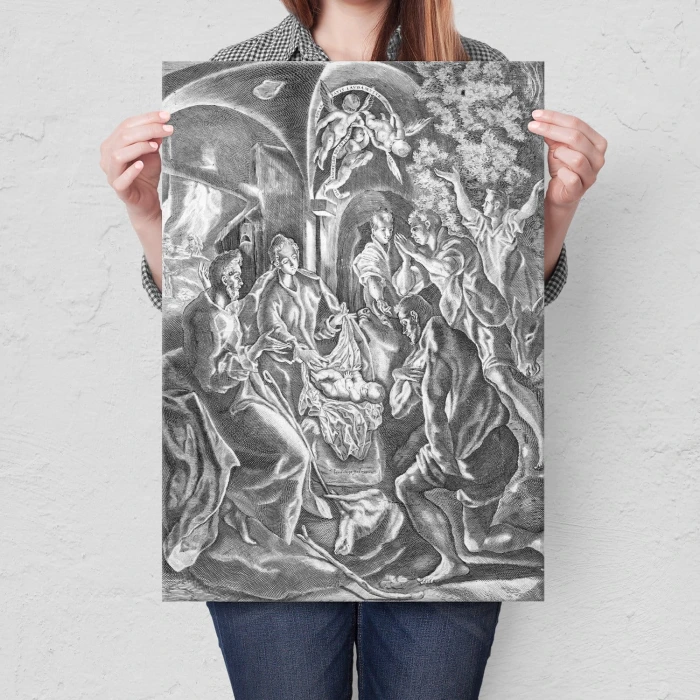 Poster metal Adoration El Greco gift
