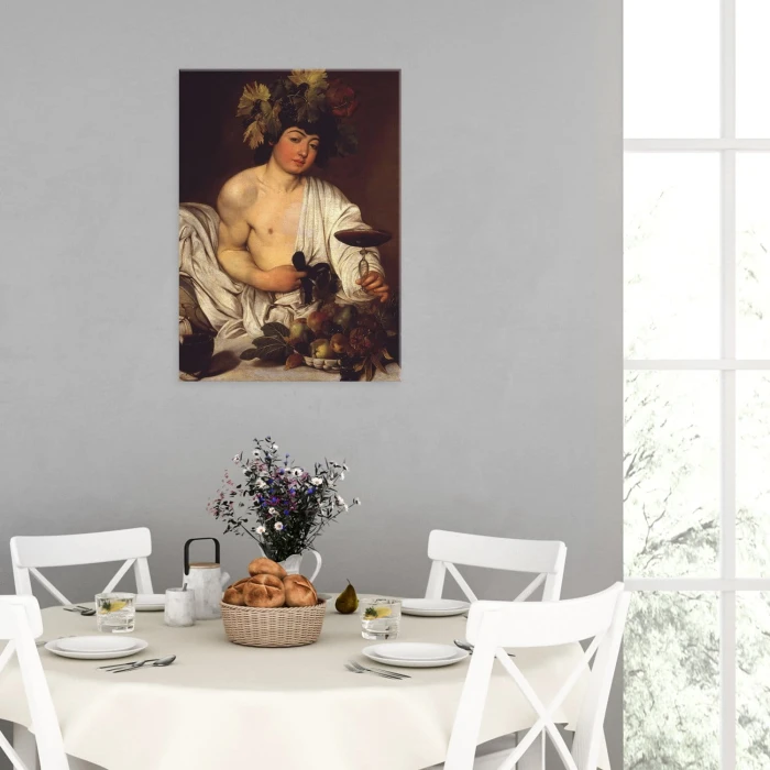 Poster metal Bacchus Caravaggio gift
