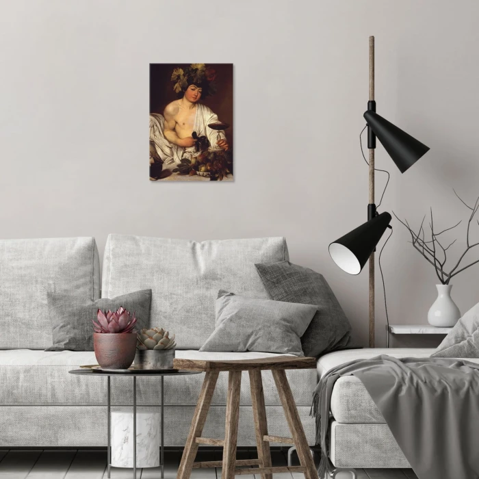 Poster metal Bacchus Caravaggio gift