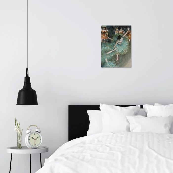 Plakat metalowy Dancer in green Degas Prezent