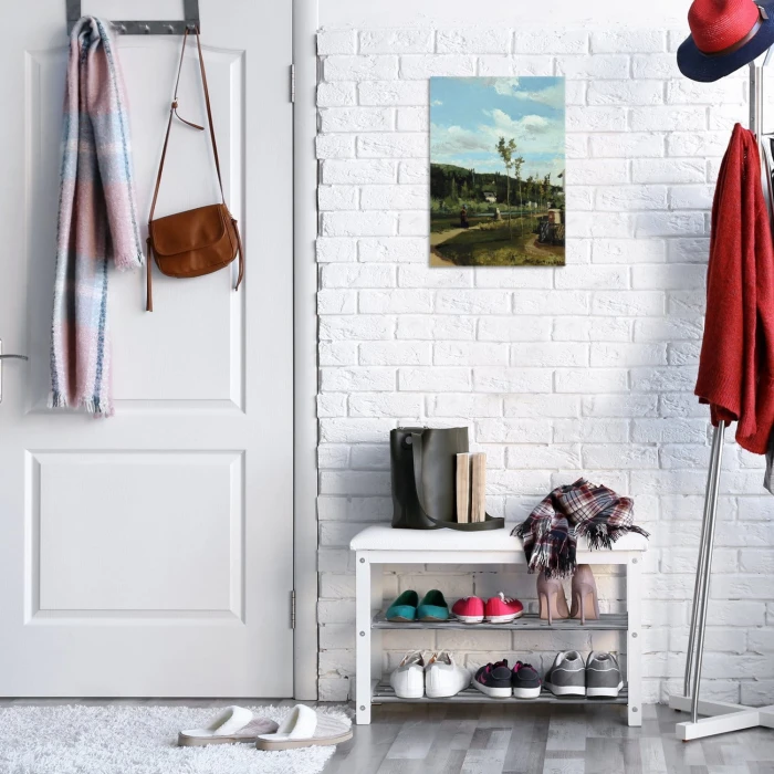 Plakat metalowy Country road Pissarro Prezent