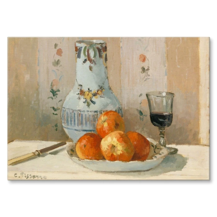 Poster metal Apples pitcher Pissarro gift