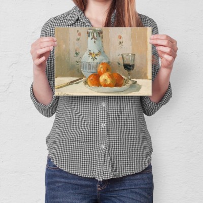 Plakat metalowy Apples pitcher Pissarro Prezent
