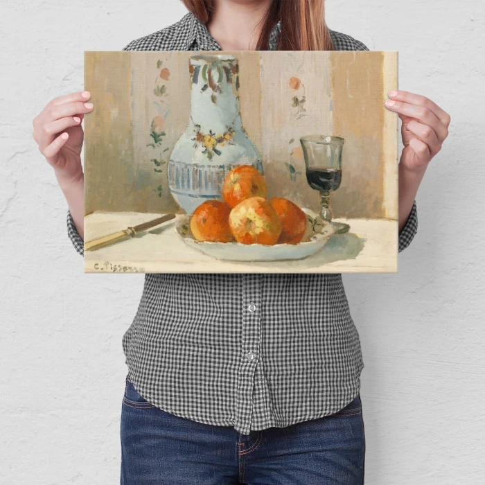 Poster metal Apples pitcher Pissarro gift