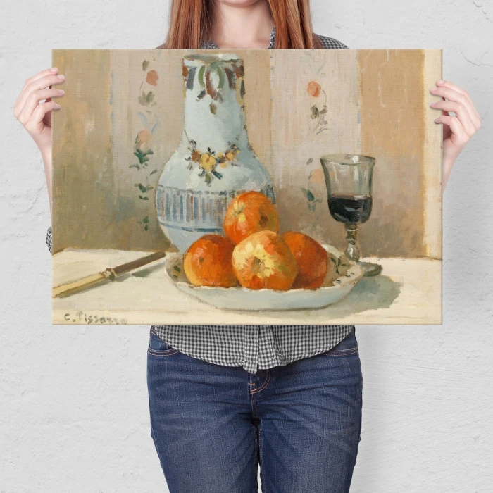 Poster metal Apples pitcher Pissarro gift