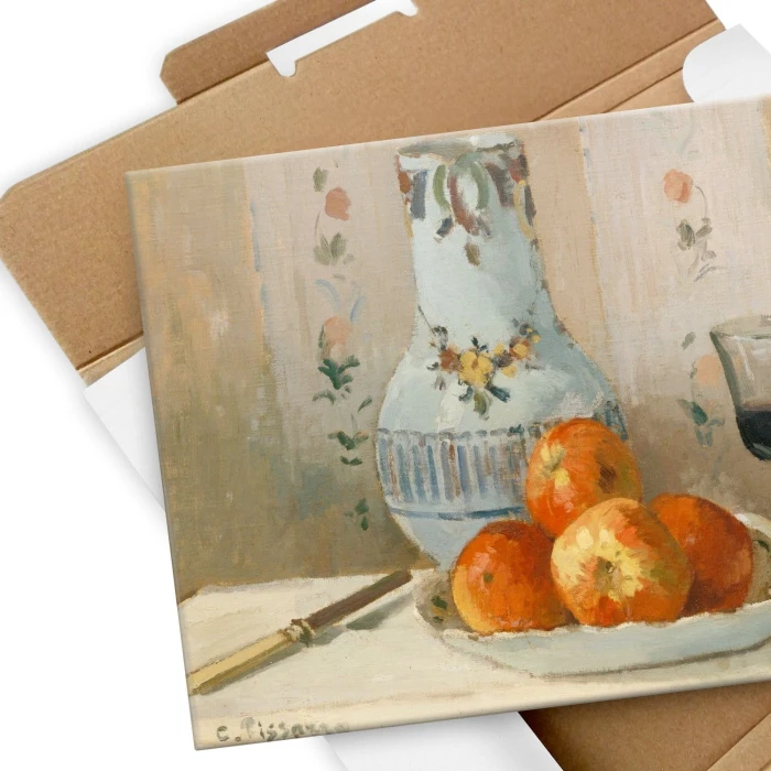 Poster metal Apples pitcher Pissarro gift