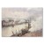 Poster metal Steamboats Pissarro gift