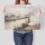 Poster metal Steamboats Pissarro gift
